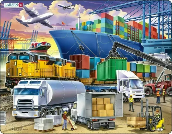 Transport 37 Piece Children's Jigsaw Puzzle
