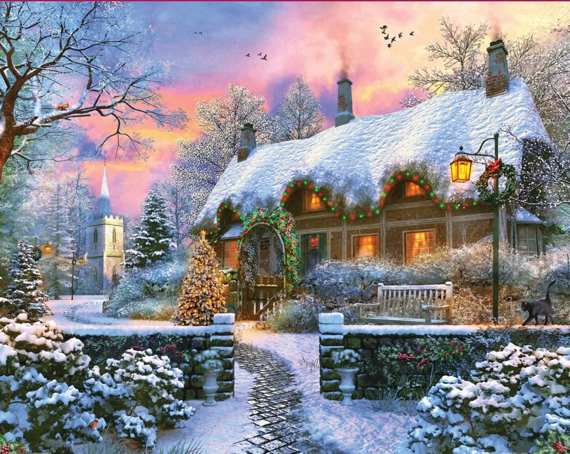 Christmas Cottage Christmas Jigsaw Puzzle