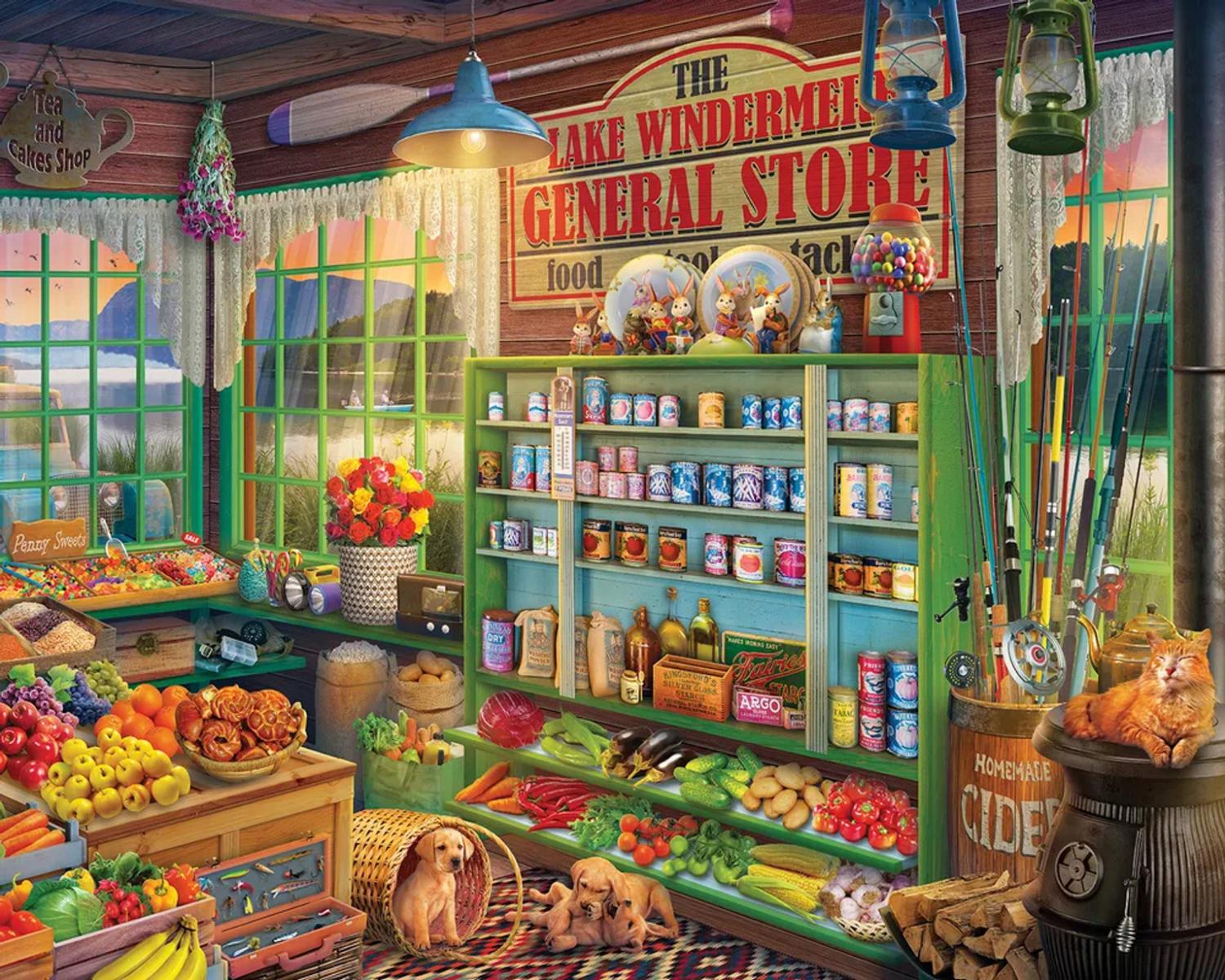 Lake Windermere General Store Food and Drink Jigsaw Puzzle