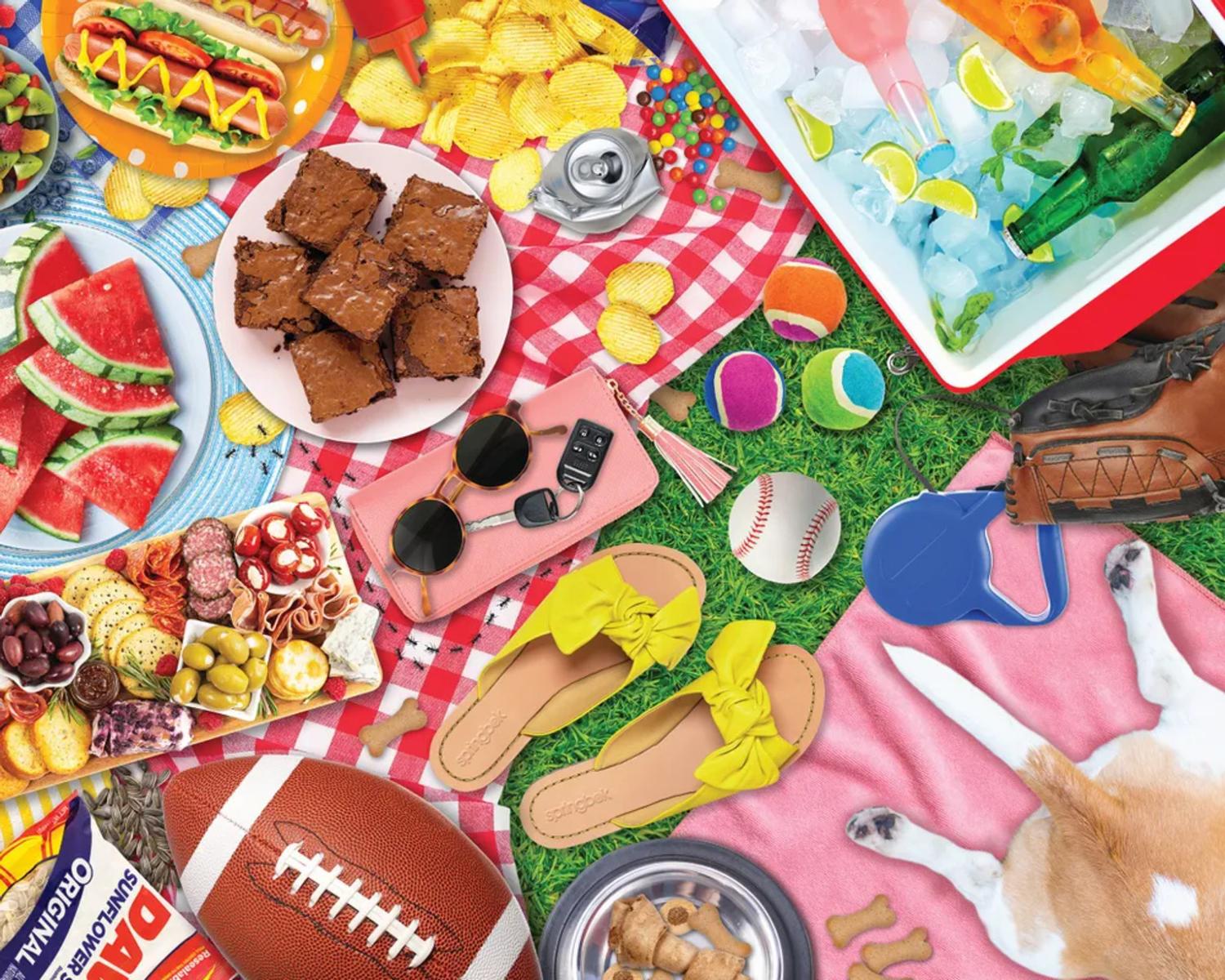 All American Picnic Summer Jigsaw Puzzle