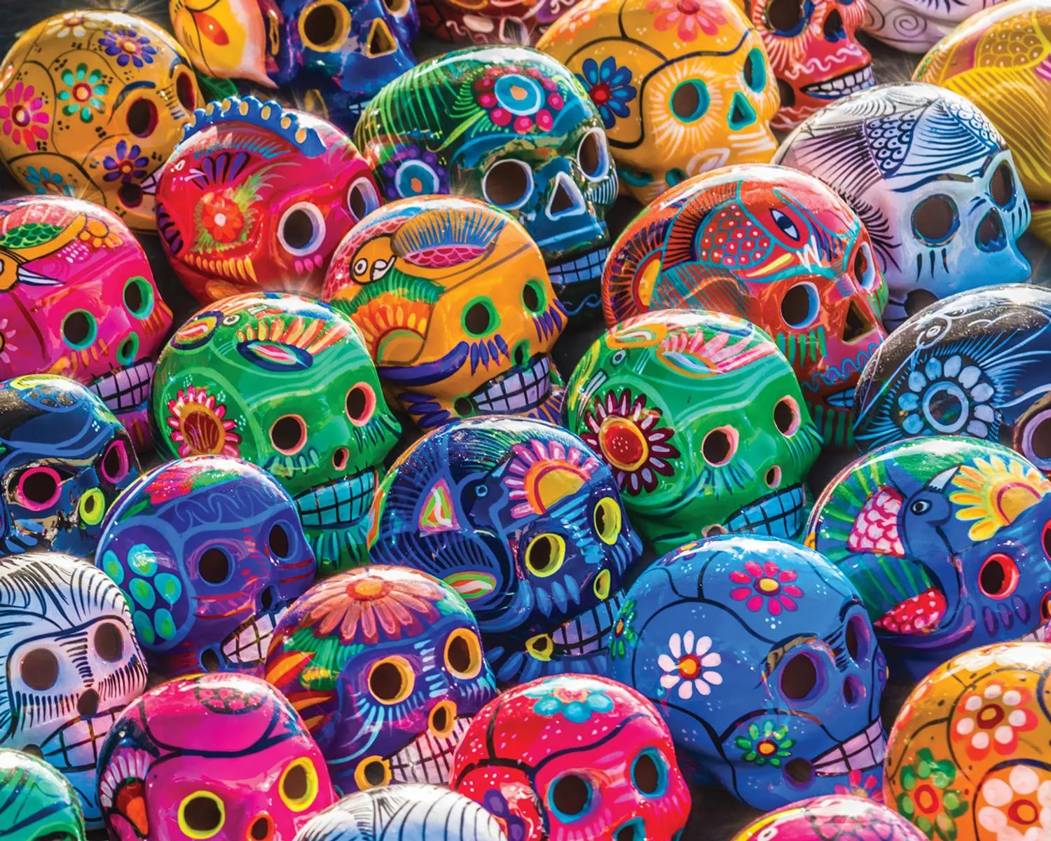 Sugar Skulls 1000 Piece Jigsaw Puzzle Cultural Art