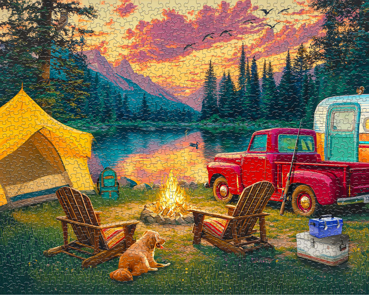 Camping at the Lake