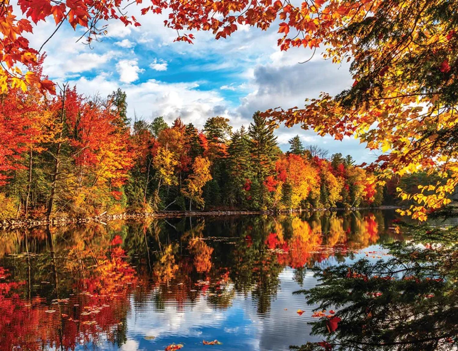 Autumn Lake  Fall Jigsaw Puzzle