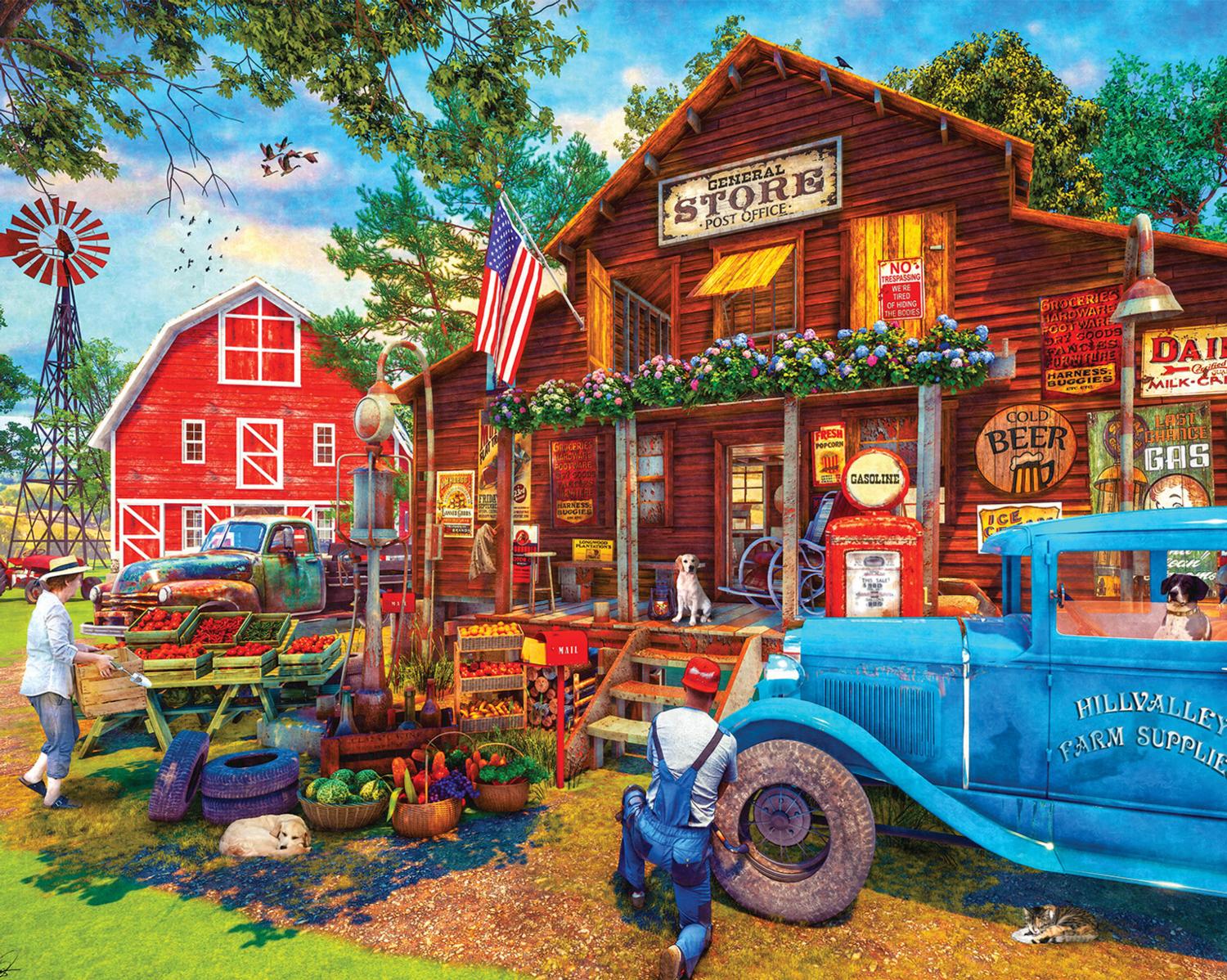 Country Supply Store  Nostalgic & Retro Jigsaw Puzzle