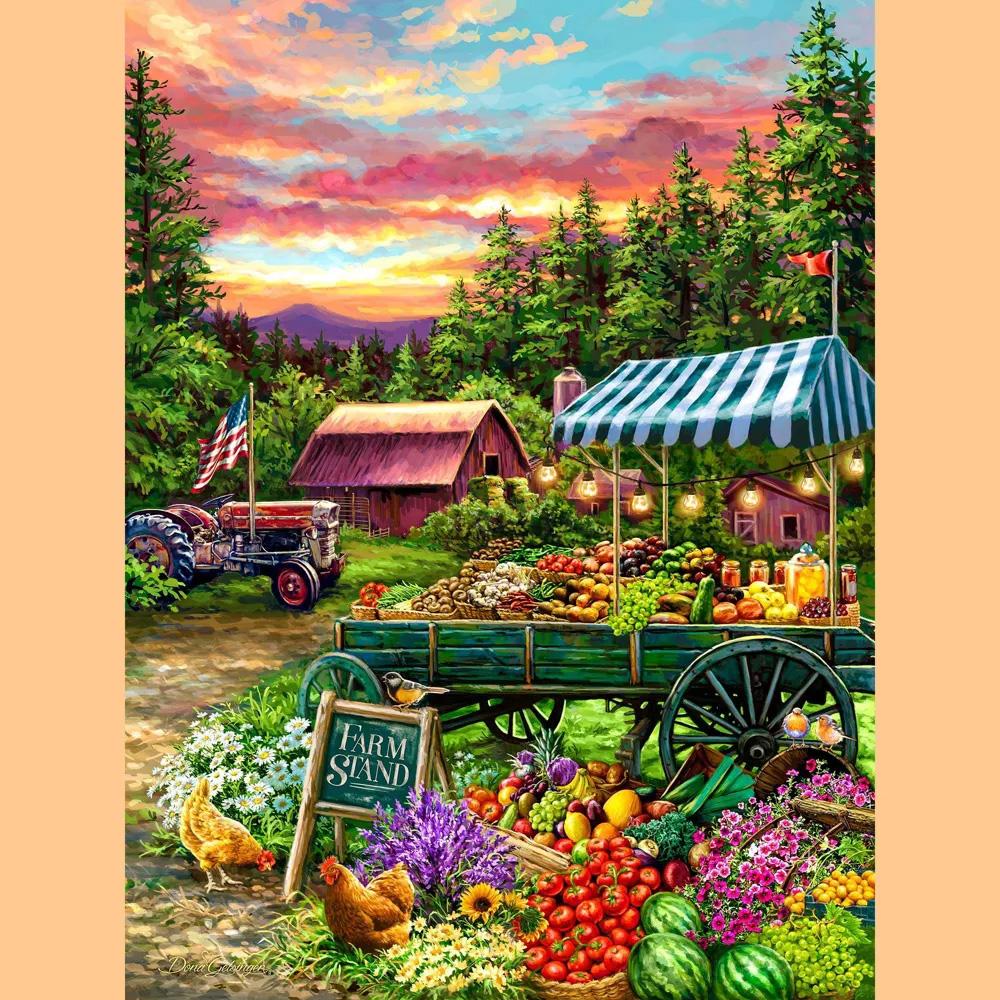 The Fruit Stand Food and Drink Jigsaw Puzzle