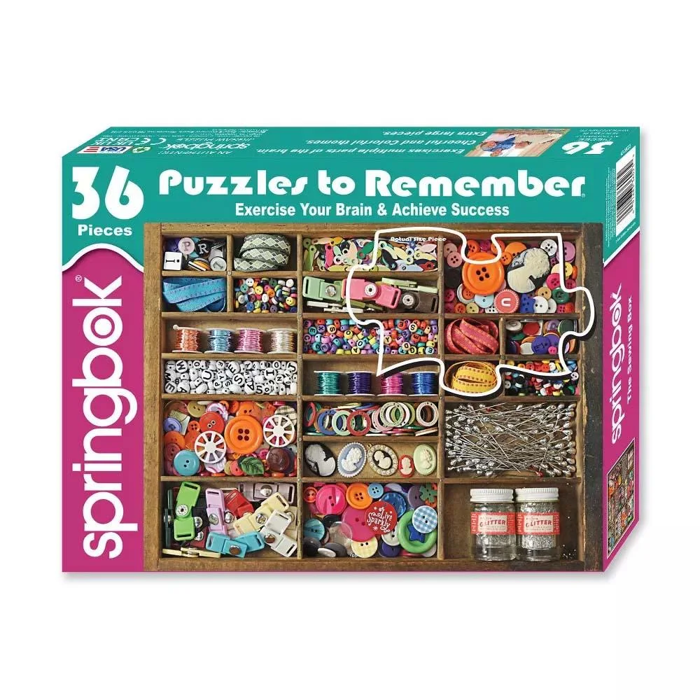 Puzzles to Remember - The Sewing Box