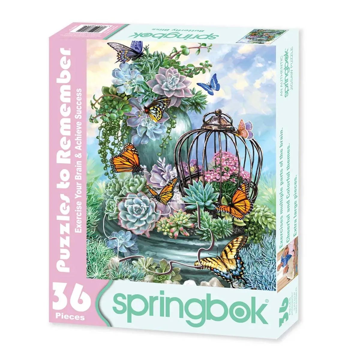 Puzzles To Remember: Butterfly Bliss