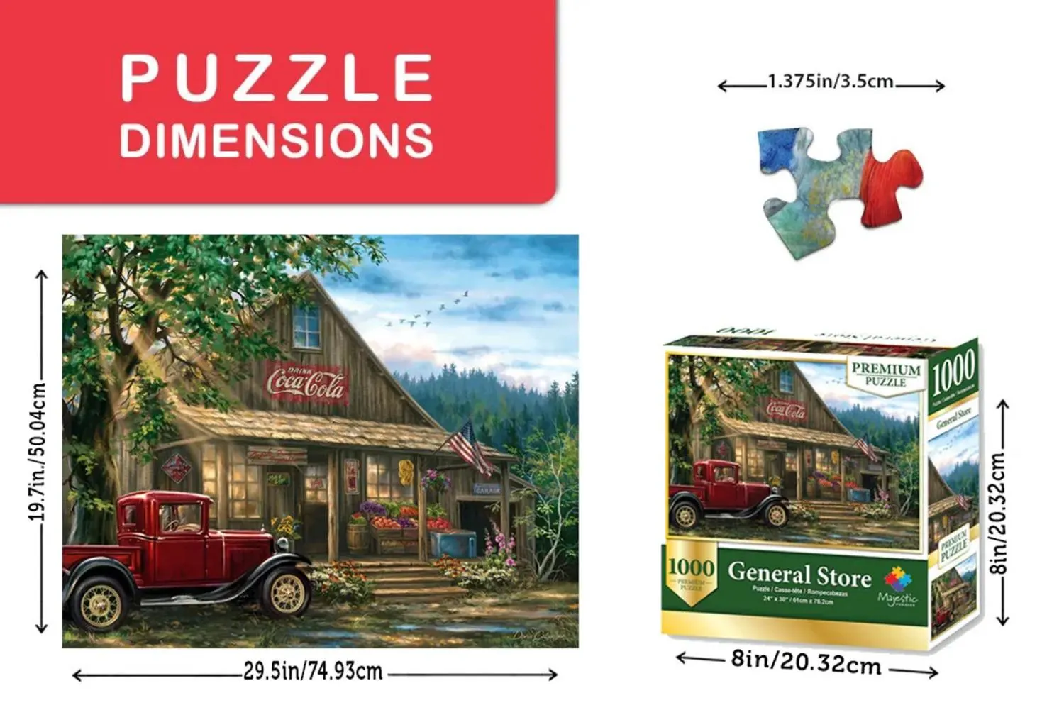 General Store - Wood Puzzle in Compact Box