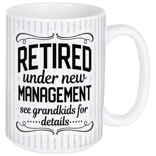 Retired Grandkids Boxed Mug