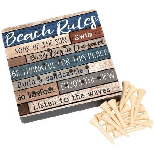 Beach Rules Peg Game