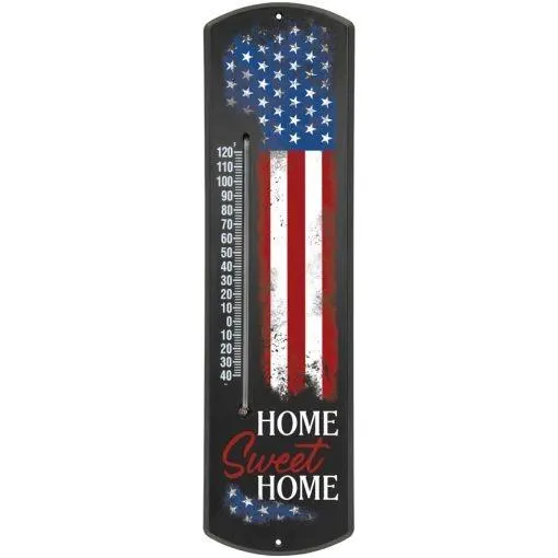 American Flag &ndash; Thermometer