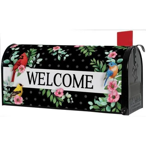 Classic Songbirds Mailbox Cover