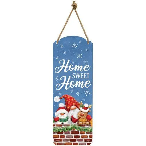 Santa Gnome 18 Metal Wall D&eacute;cor