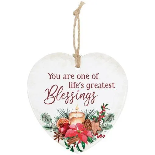 Greatest Blessing Heart Ornament