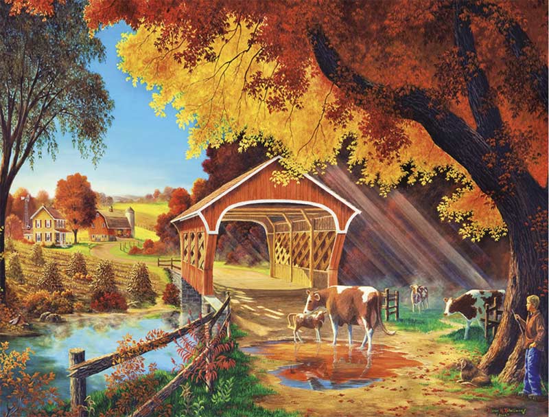 Autumn Morning Fall Jigsaw Puzzle
