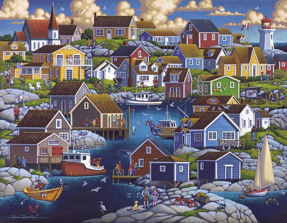 Peggy's Cove Canada Jigsaw Puzzle