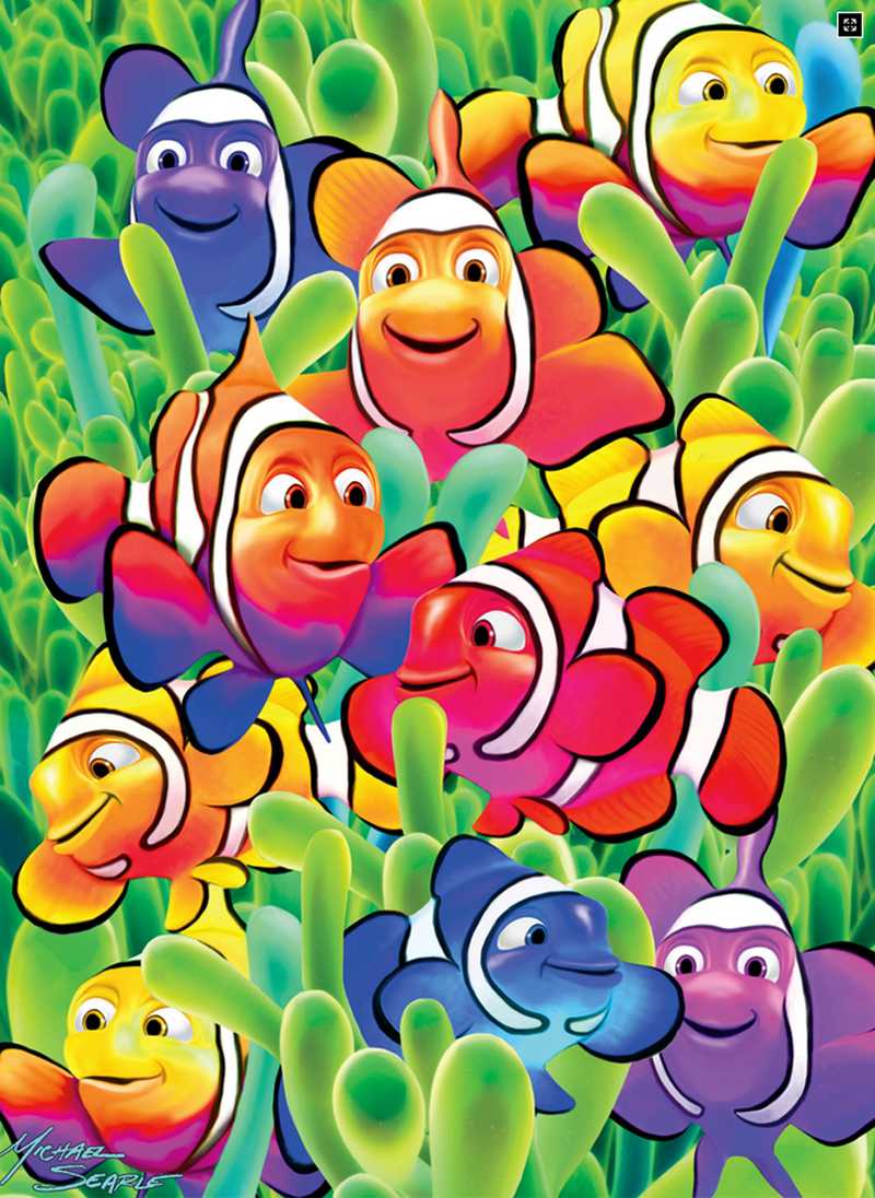 Cute Clowns Sea Life Jigsaw Puzzle