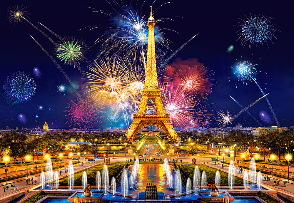 Glamour of the Night, Paris Landmarks & Monuments