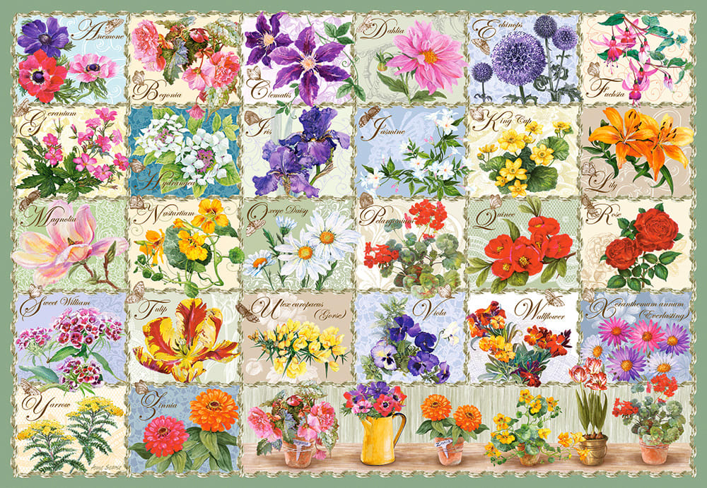 Vintage Floral Flower & Garden