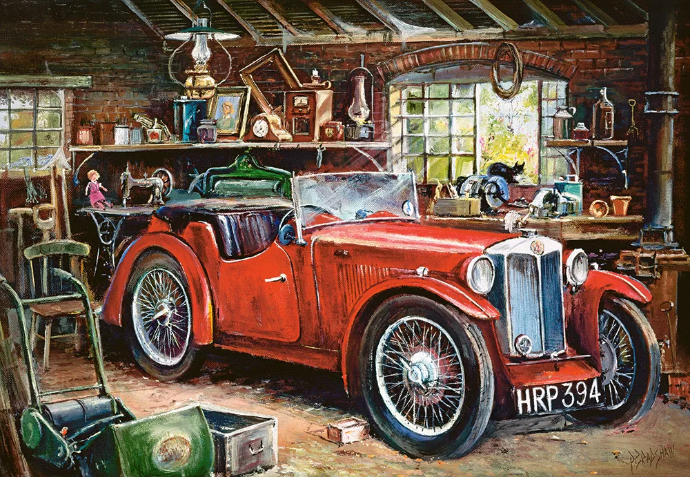 Vintage Garage Car