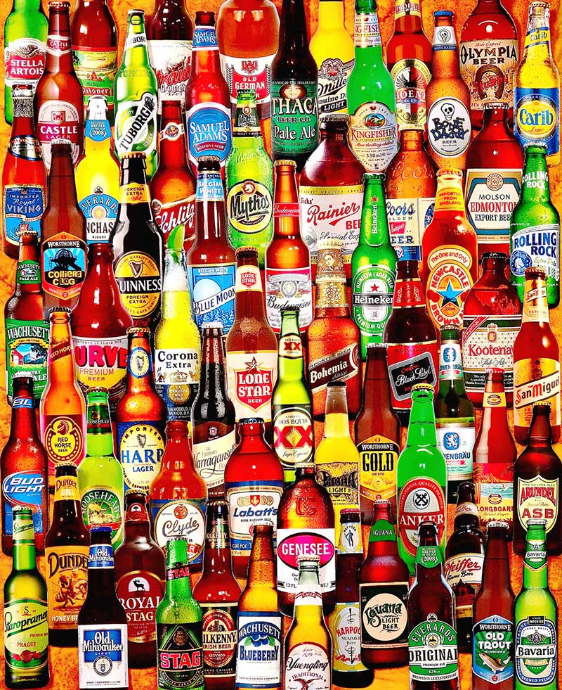 99 Bottles of Beer on the Wall Collage Jigsaw Puzzle