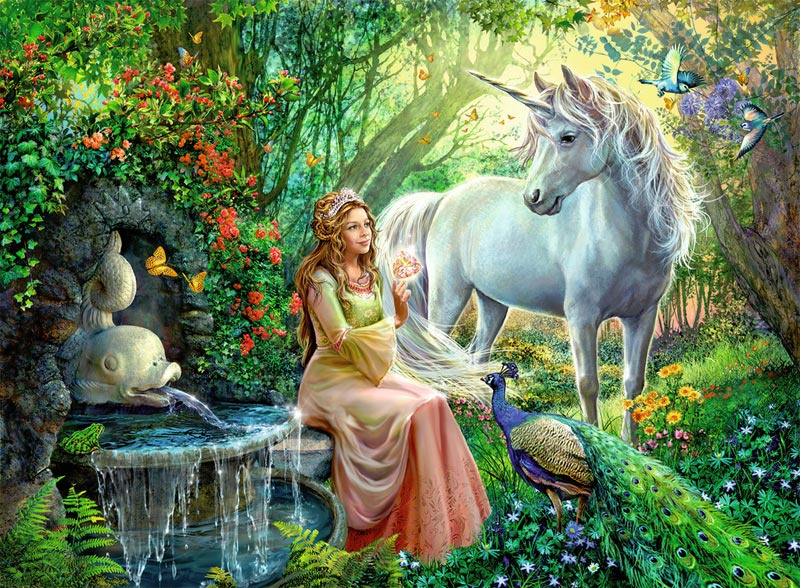Princess and Unicorn Princess Jigsaw Puzzle