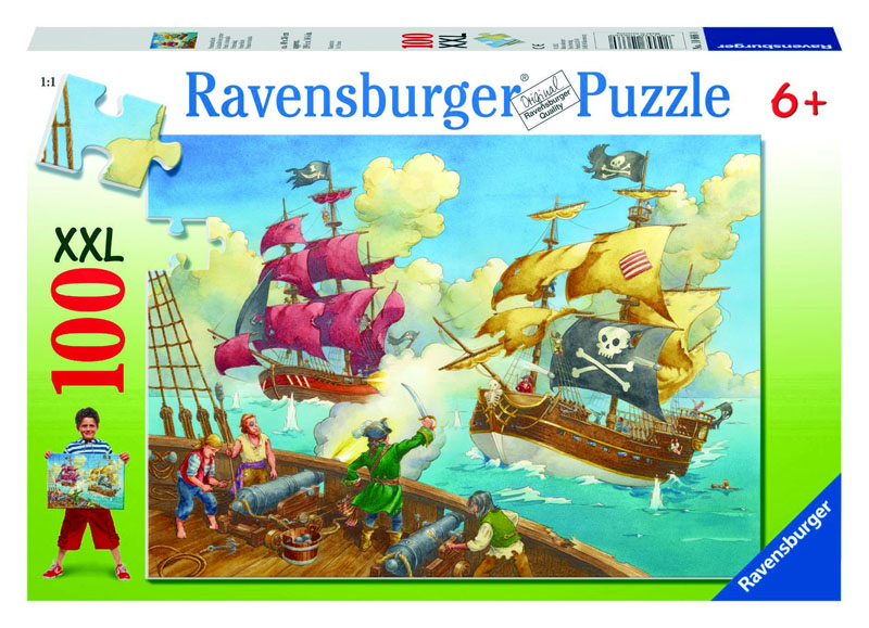 Pirate Battle Humor Jigsaw Puzzle