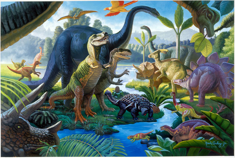 Land of the Giants Dinosaurs Jigsaw Puzzle
