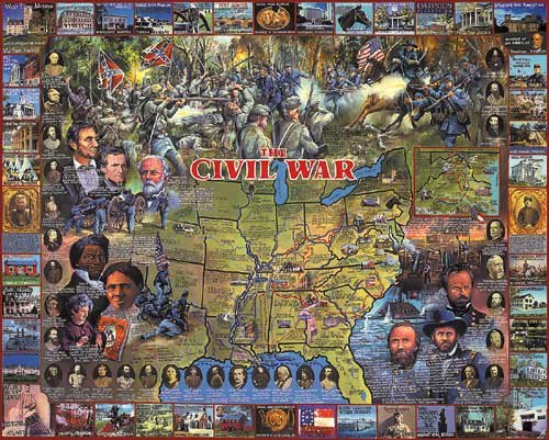 The Civil War Landmarks & Monuments Jigsaw Puzzle