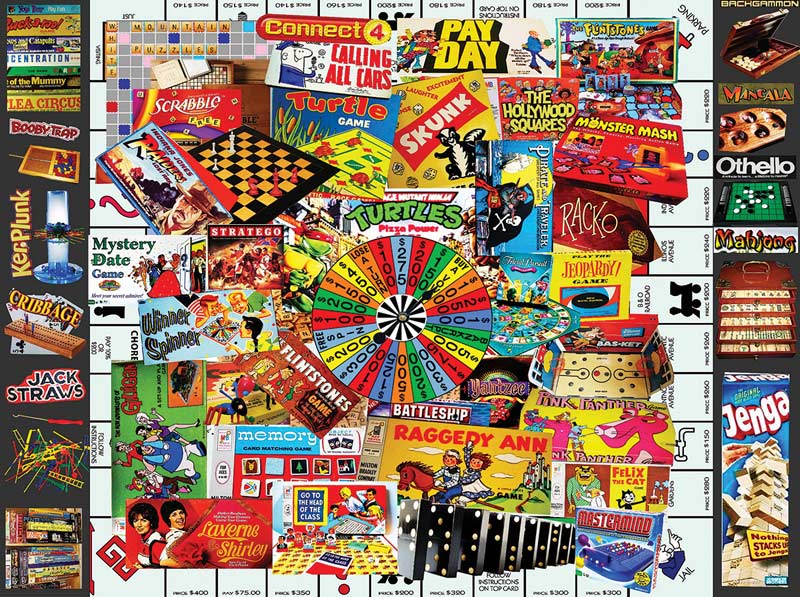 Favorite Games Nostalgic & Retro Jigsaw Puzzle