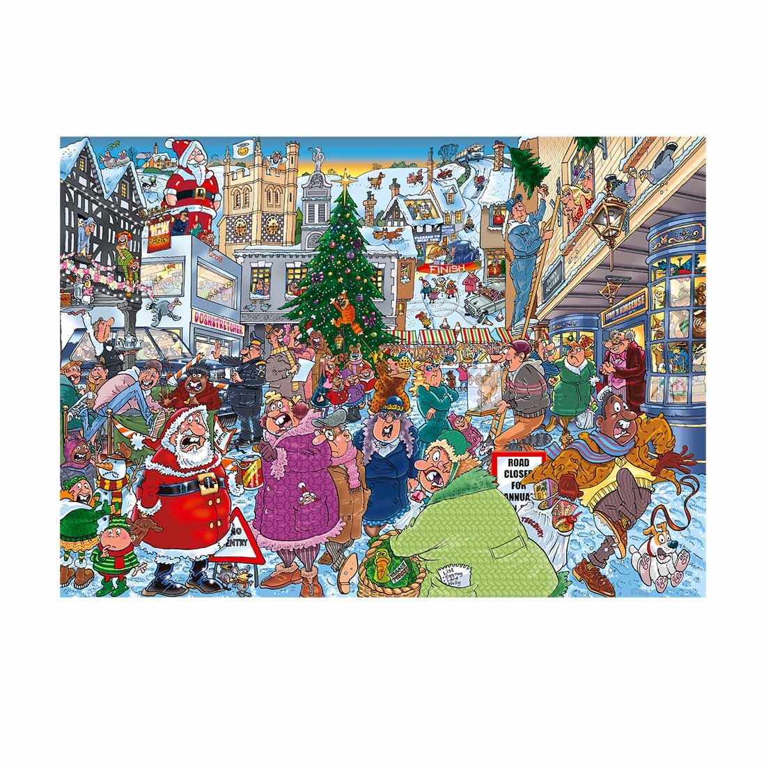 Wasgij Christmas 19: Santa Dash People