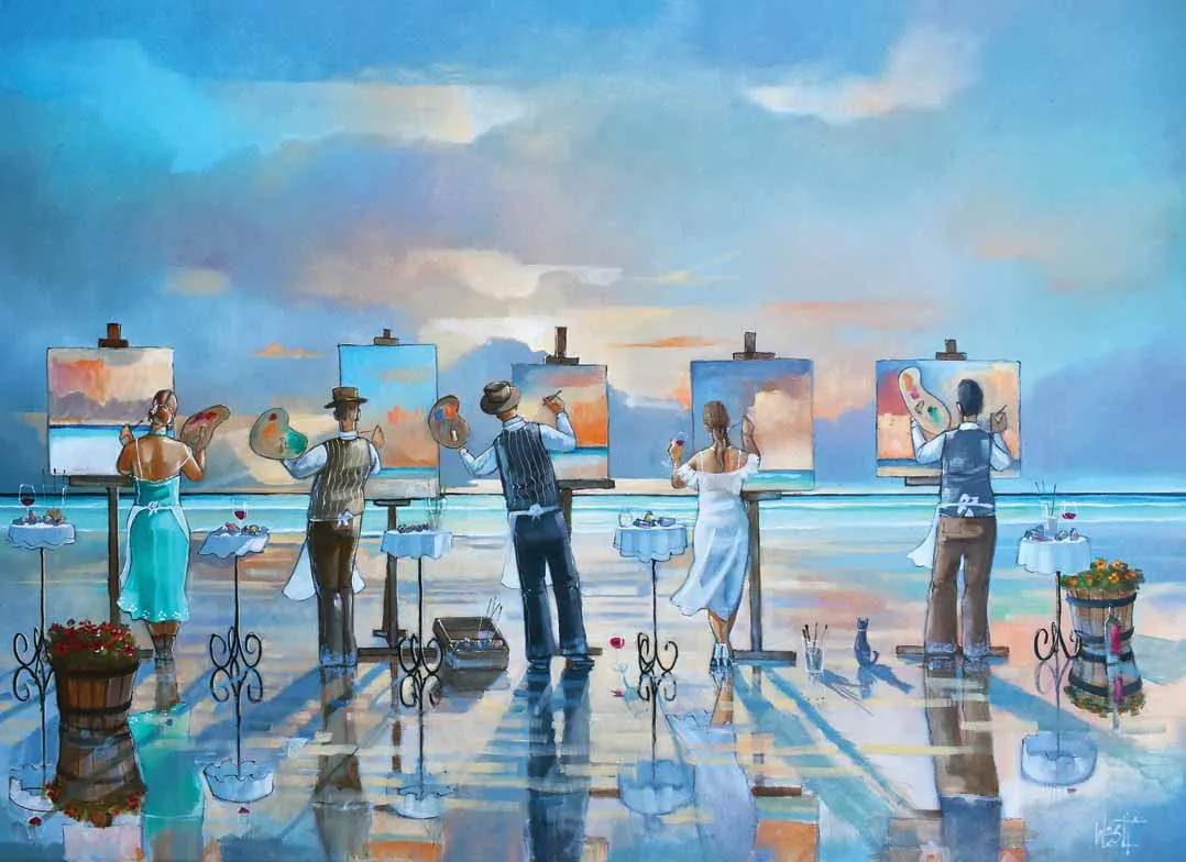 Painting Up a Storm People