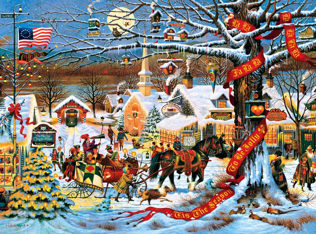 Holiday Collection - Small Town Christmas DUPE Christmas Jigsaw Puzzle