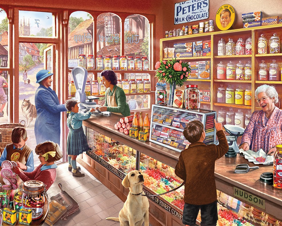 Cozy Candy Shop Food and Drink Jigsaw Puzzle