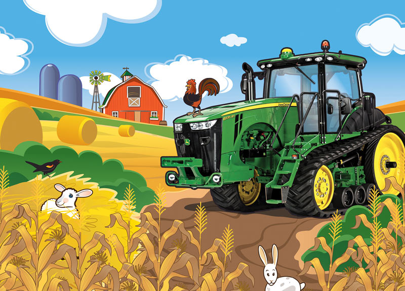 Hay Harvest Farm Jigsaw Puzzle