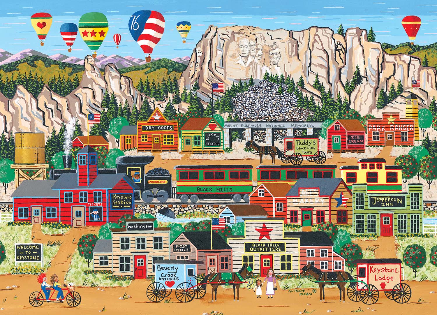 Home Country  - Mount Rushmore Landscape Jigsaw Puzzle