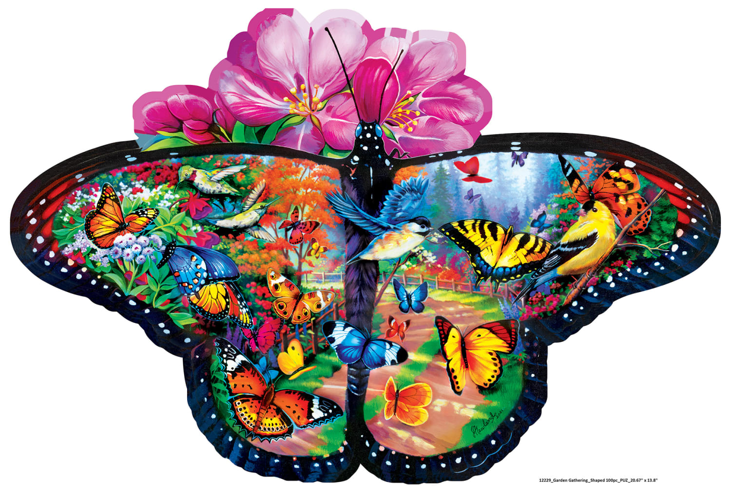 Garden Gathering Butterflies and Insects