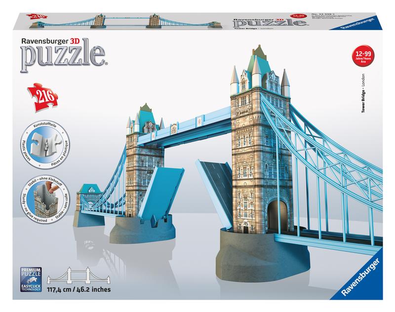 Tower Bridge - London - 3D Travel Jigsaw Puzzle