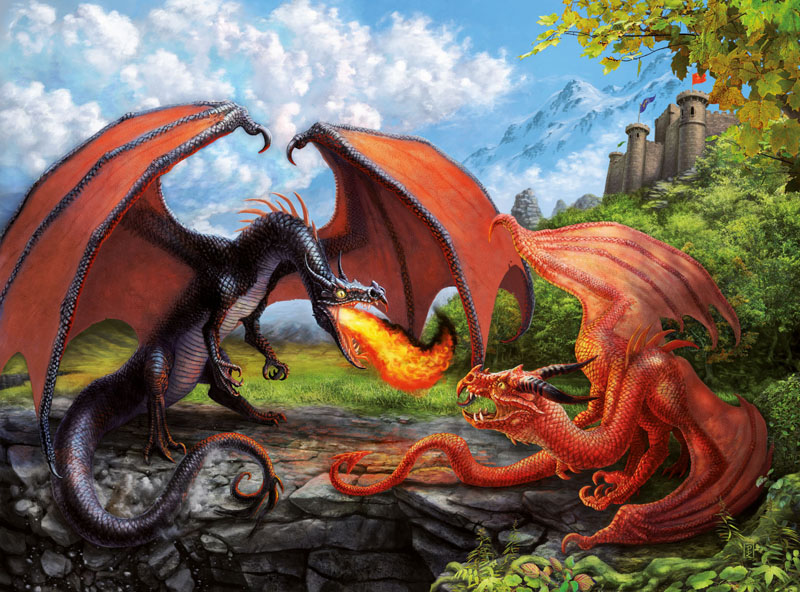 Dueling Dragons Dragon