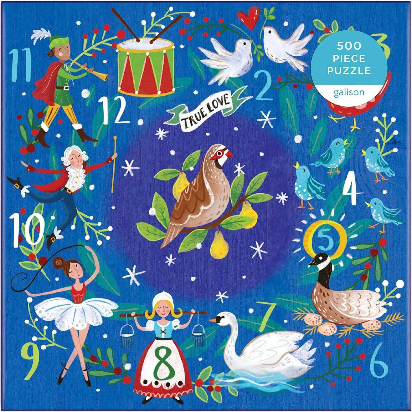 12 Days Wreath Birds