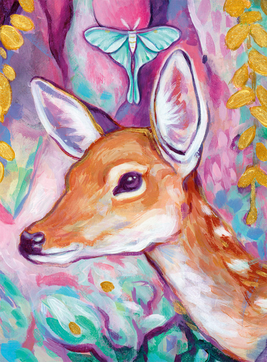 Luna and Fawn Fine Art