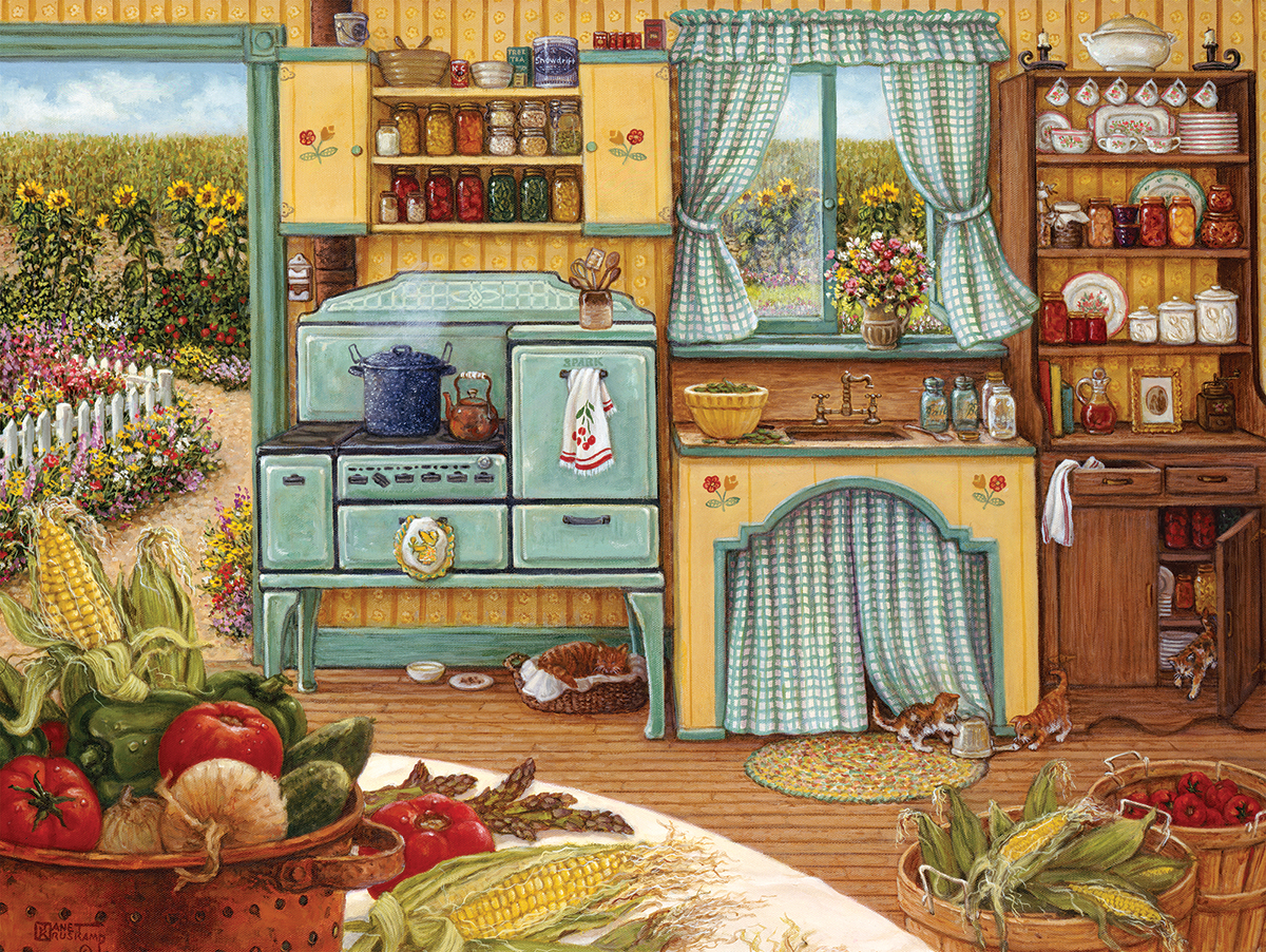 DUPE Country Kitchen Nostalgic & Retro Jigsaw Puzzle