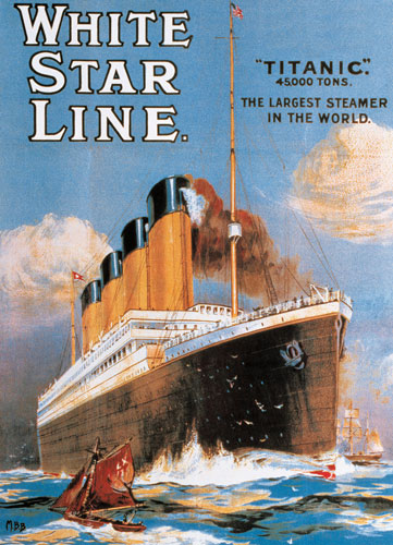 White Star Line Titanic Boat Jigsaw Puzzle
