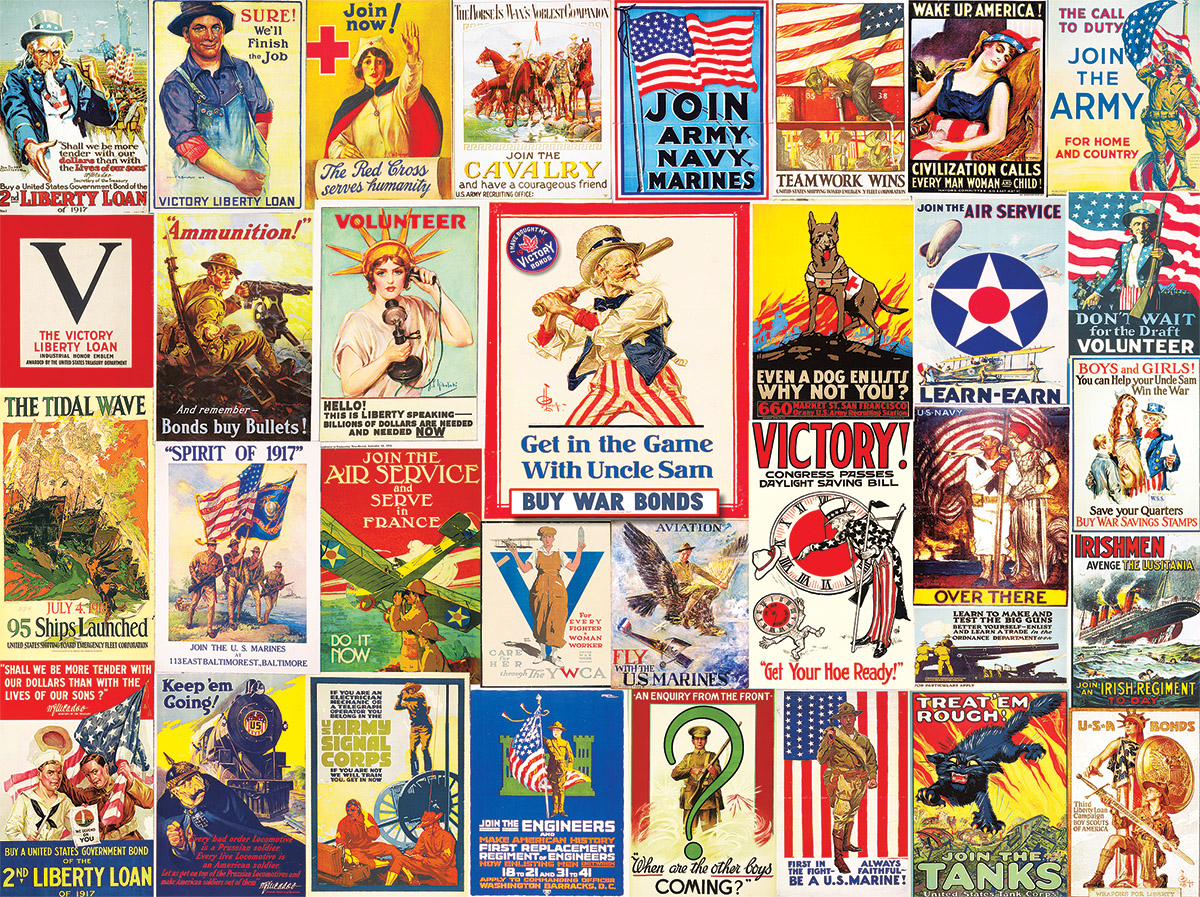 World War I Posters Nostalgic & Retro Jigsaw Puzzle