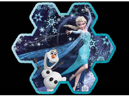Elsa's Snowflake Disney Shaped Puzzle