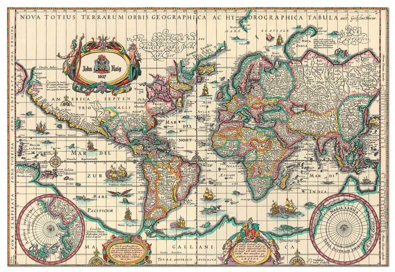 Ancient Map of the World (6000 Pieces) Maps & Geography