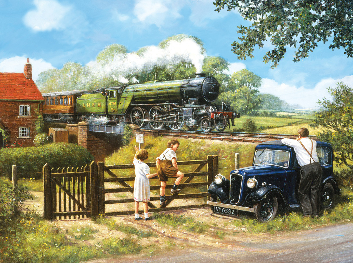 Passing By Countryside Jigsaw Puzzle