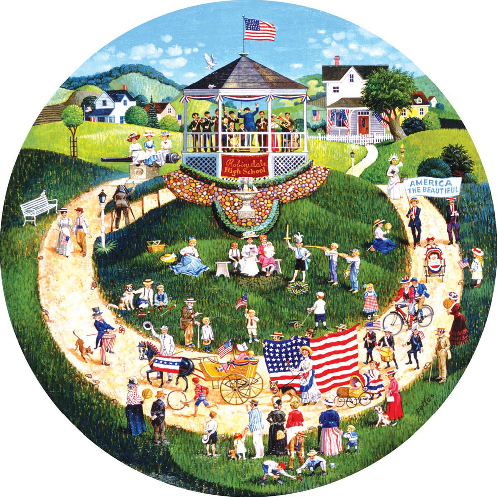 4th of July Parade Fourth of July Jigsaw Puzzle
