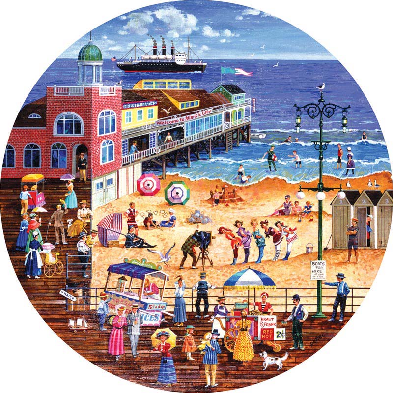 The Boardwalk Boat Shaped Puzzle