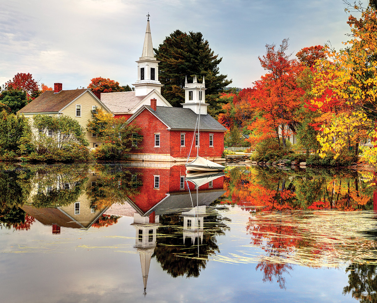 Autumn Reflections Fall Jigsaw Puzzle